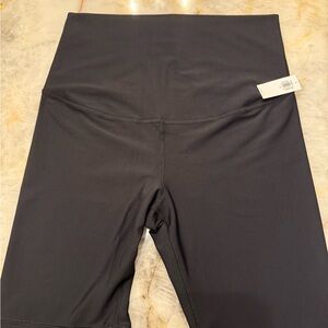 Maternity Black High-Waisted Biker Shorts